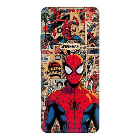 Vintage Comic Panel Spider Man Mobile Skin For Redmi Note 11T 5g