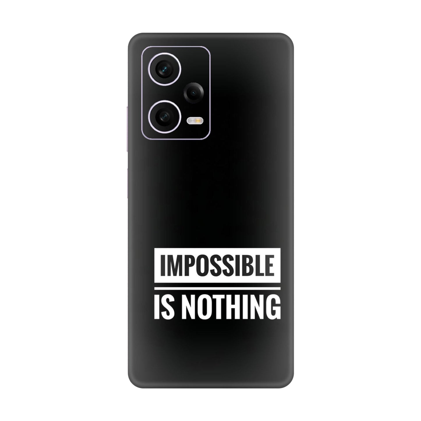 Motivational Text Mobile Skin For Redmi Note 12 Pro 5g