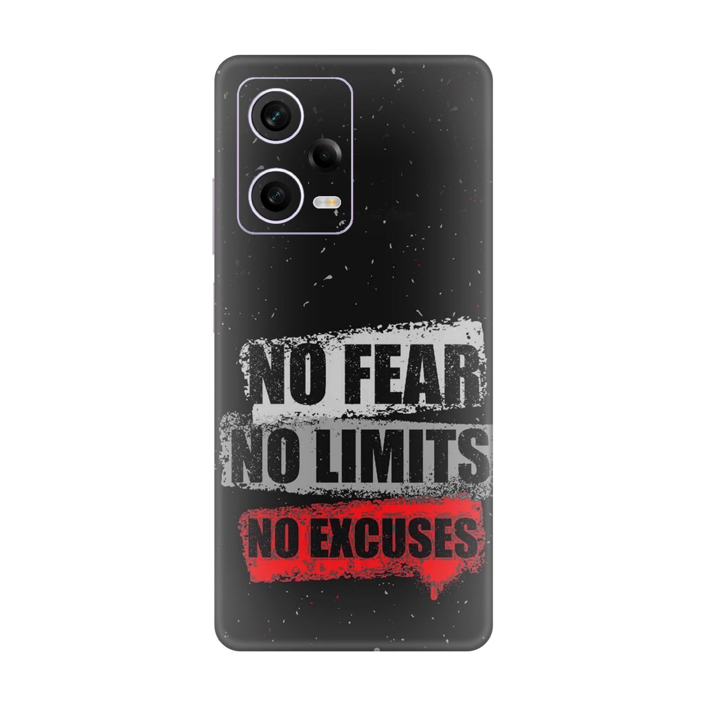 No Fear No Limits Mobile Skin For Redmi Note 12 Pro 5g