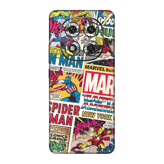 Vintage Marvel Comic Bomb Mobile Skin For Redmi Note 14 Pro 5g