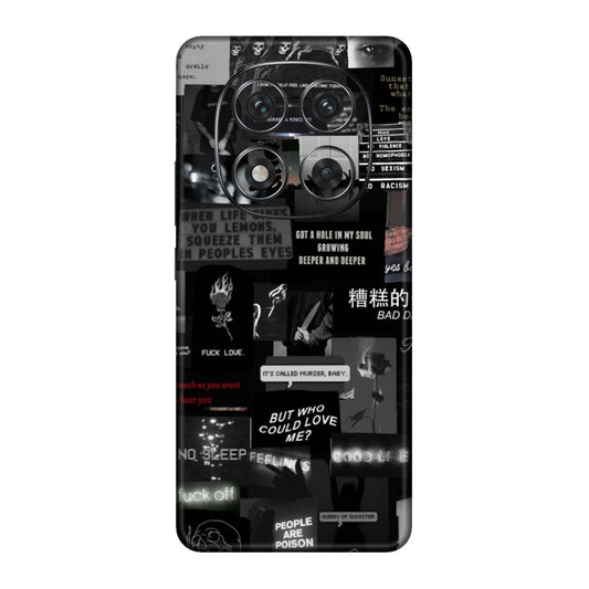 Bad Day Dark Collage Mobile Skin For Redmi Note 14 Pro 5g
