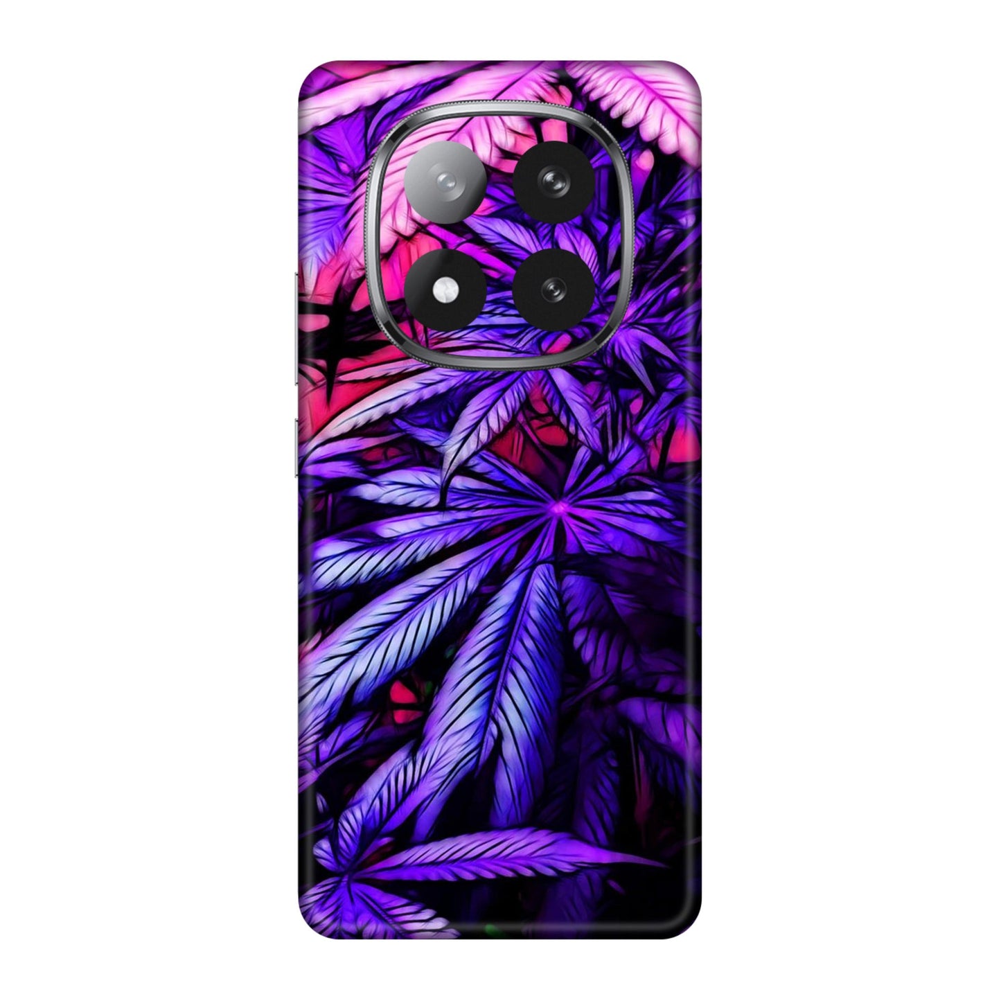 Neon Purple Herb Mobile Skin For Redmi Note 14 Pro Plus 5g