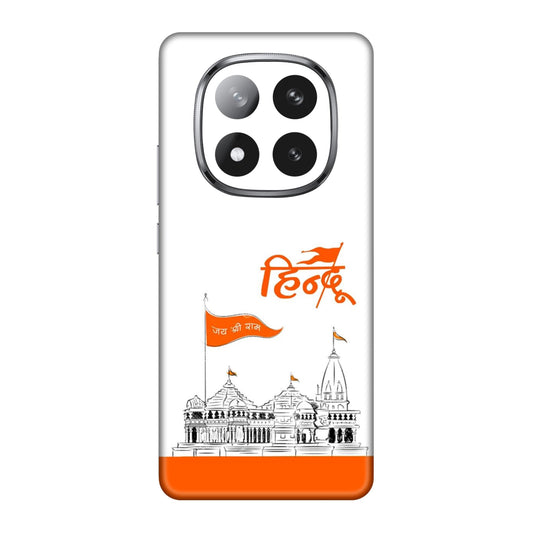 Ayodhya Temple Sketch Mobile Skin For Redmi Note 14 Pro Plus 5g