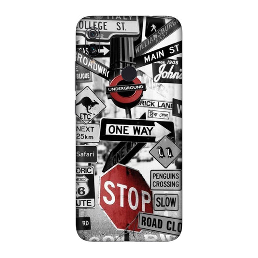 Global Urban Sign Bomb Mobile Skin For Redmi Note 7