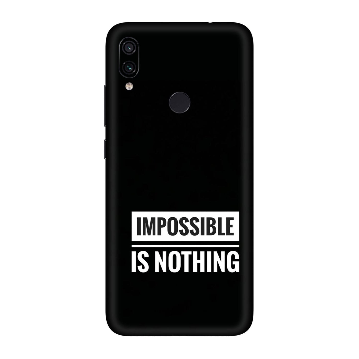Motivational Text Mobile Skin For Redmi Note 7 Pro