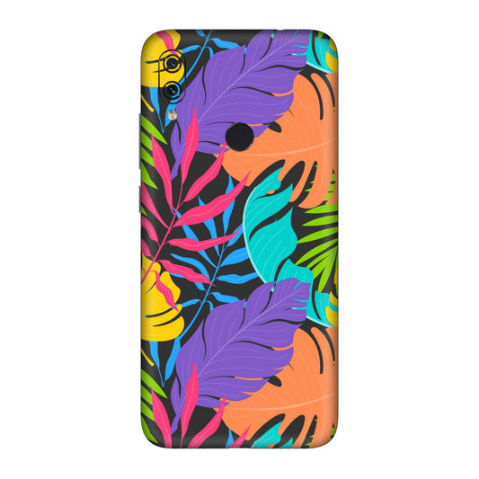 Neon Jungle Leaves Mobile Skin For Redmi Note 7 Pro