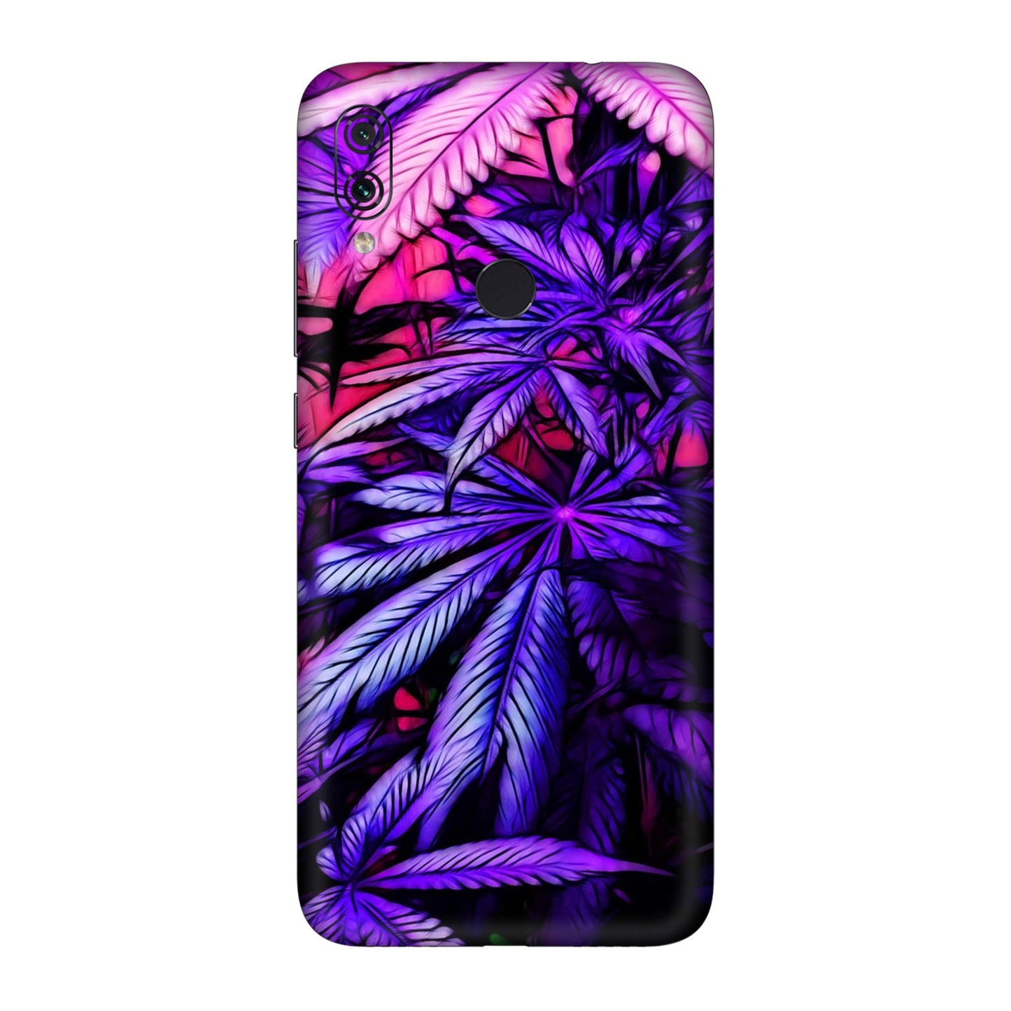 Neon Purple Herb Mobile Skin For Redmi Note 7 Pro