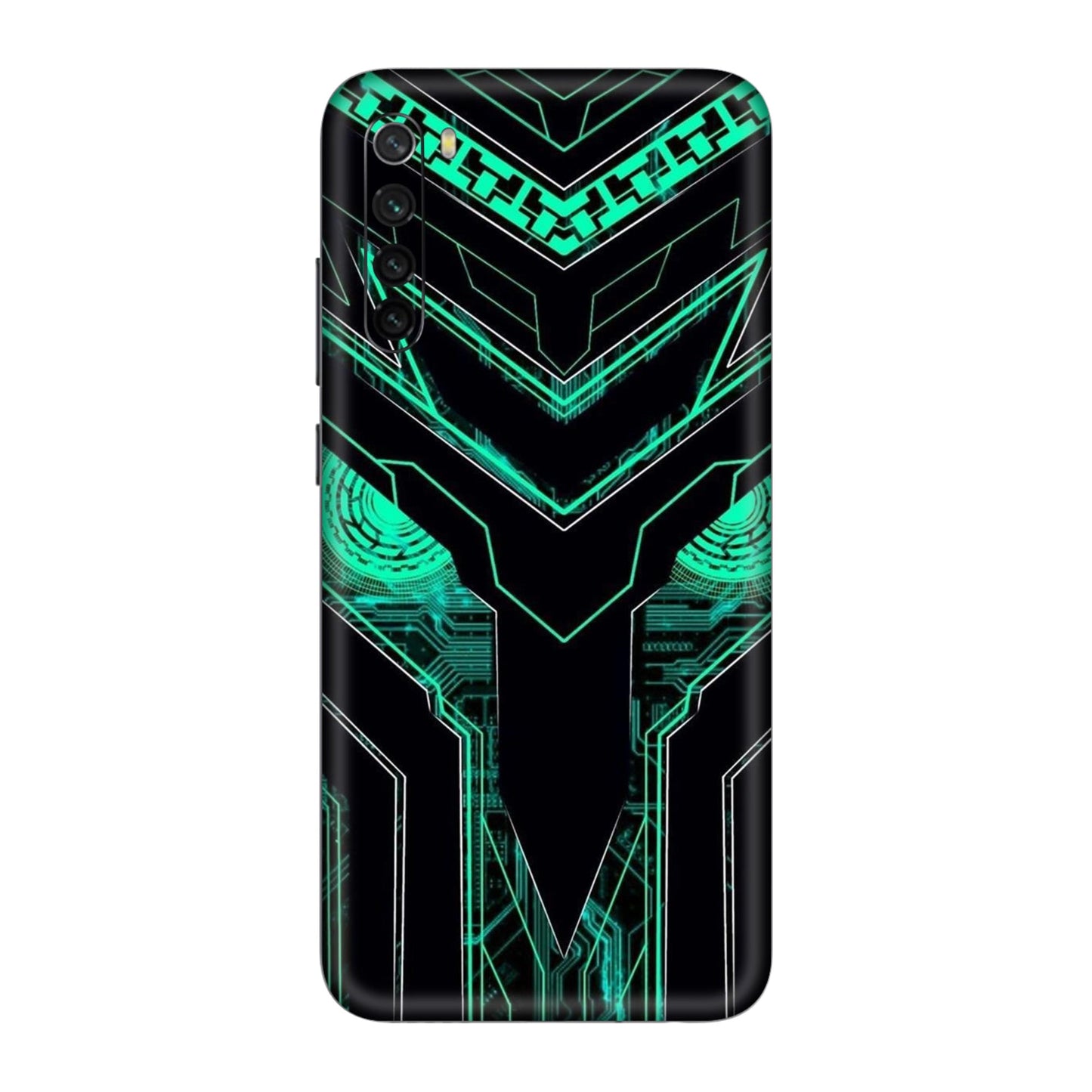 Neon Circuit Predator Mobile Skin For Redmi Note 8