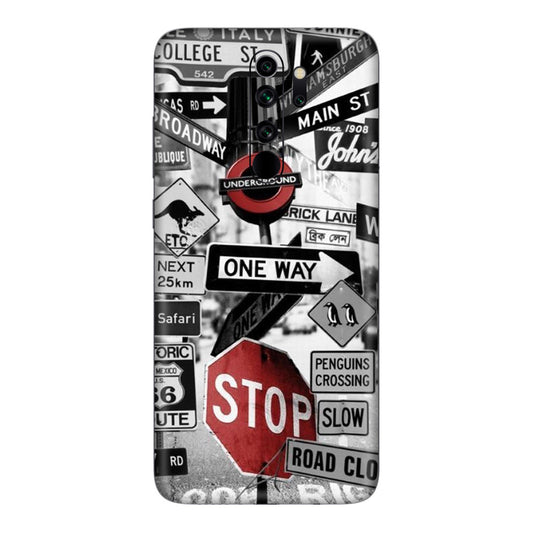 Global Urban Sign Bomb Mobile Skin For Redmi Note 8 Pro