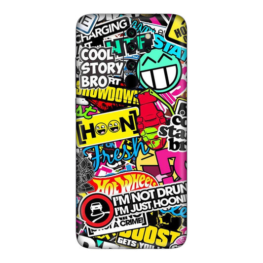 Hoonigan Sticker Bomb Mobile Skin For Redmi Note 8 Pro
