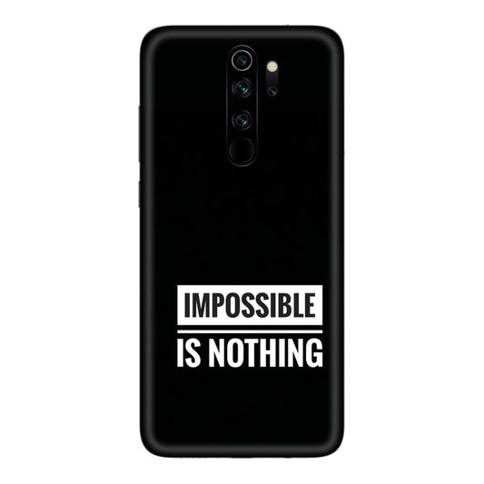 Motivational Text Mobile Skin For Redmi Note 8 Pro
