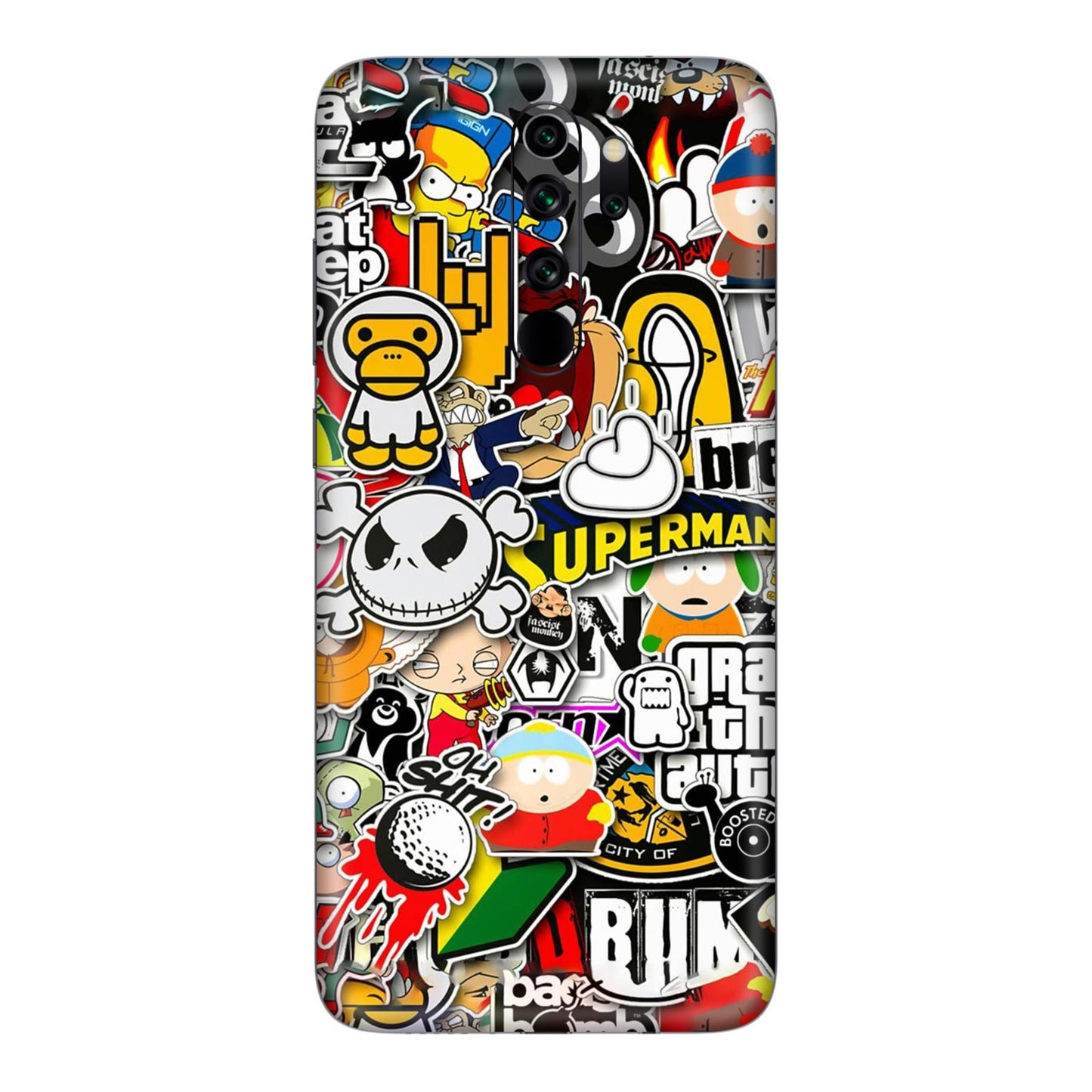 Sukuna Tongue Out Energy Mobile Skin For Redmi Note 8 Pro