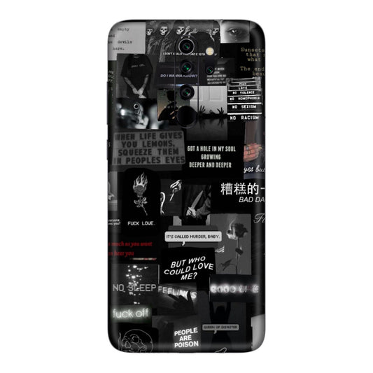 Bad Day Dark Collage Mobile Skin For Redmi Note 8 Pro