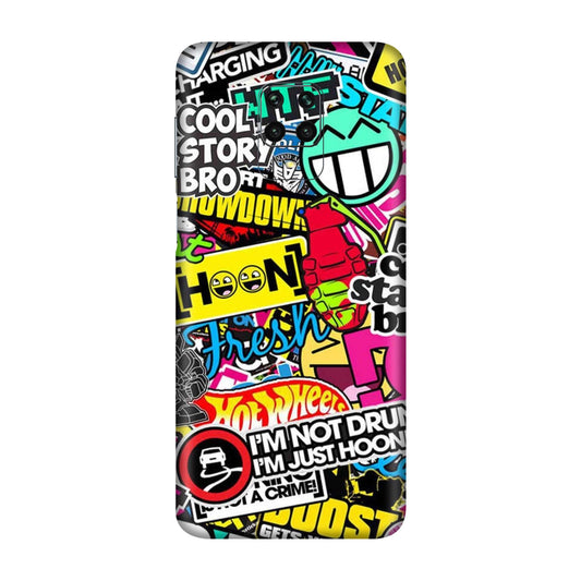 Hoonigan Sticker Bomb Mobile Skin For Redmi Note 9s