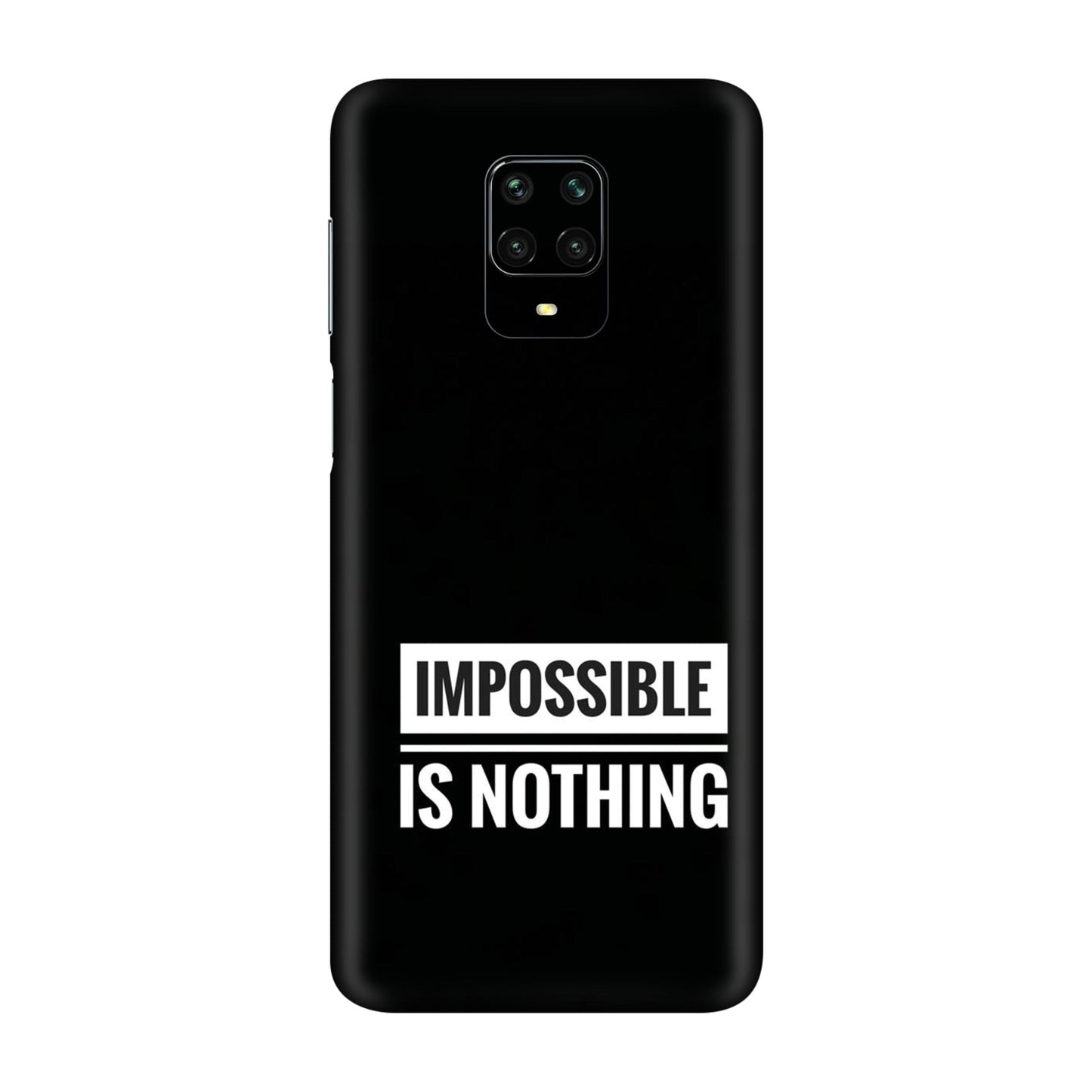 Motivational Text Mobile Skin For Redmi Note 9s