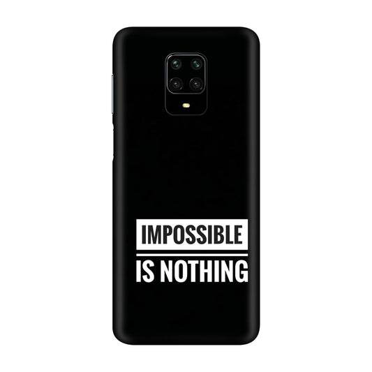 Motivational Text Mobile Skin For Redmi Note 9s