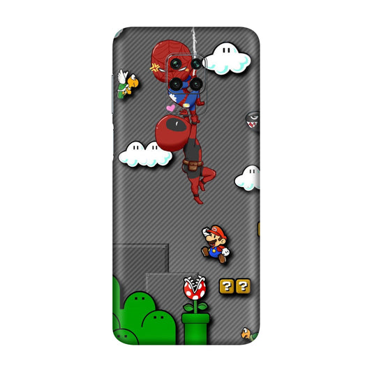 Saiyan Contrast Power Mobile Skin For Redmi Note 9s