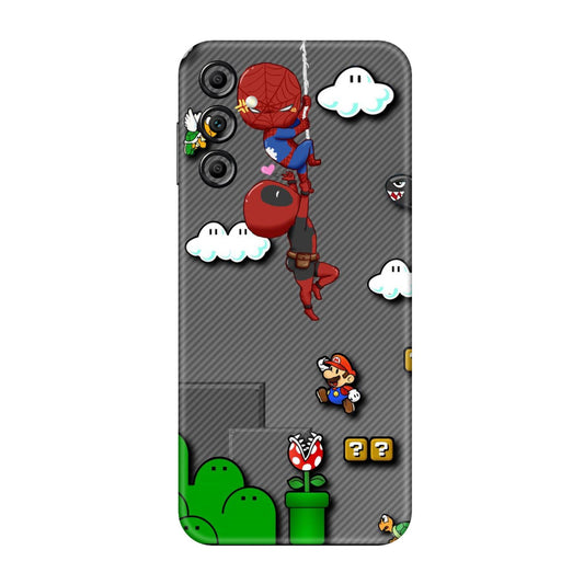 Saiyan Contrast Power Mobile Skin For Samsung Galaxy A14 5g