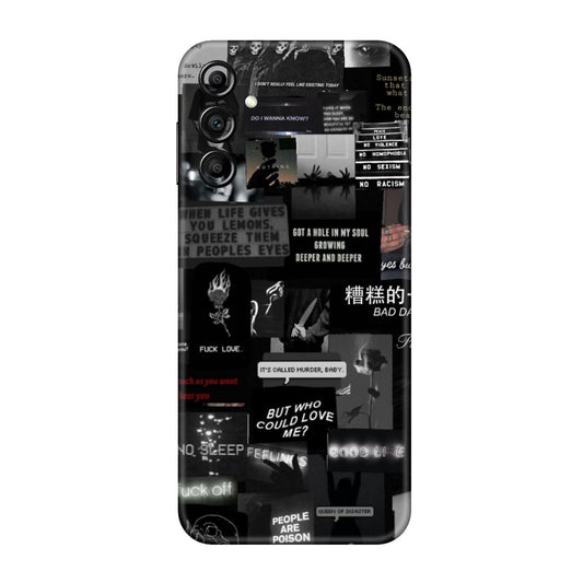 Bad Day Dark Collage Mobile Skin For Samsung Galaxy A14 5g