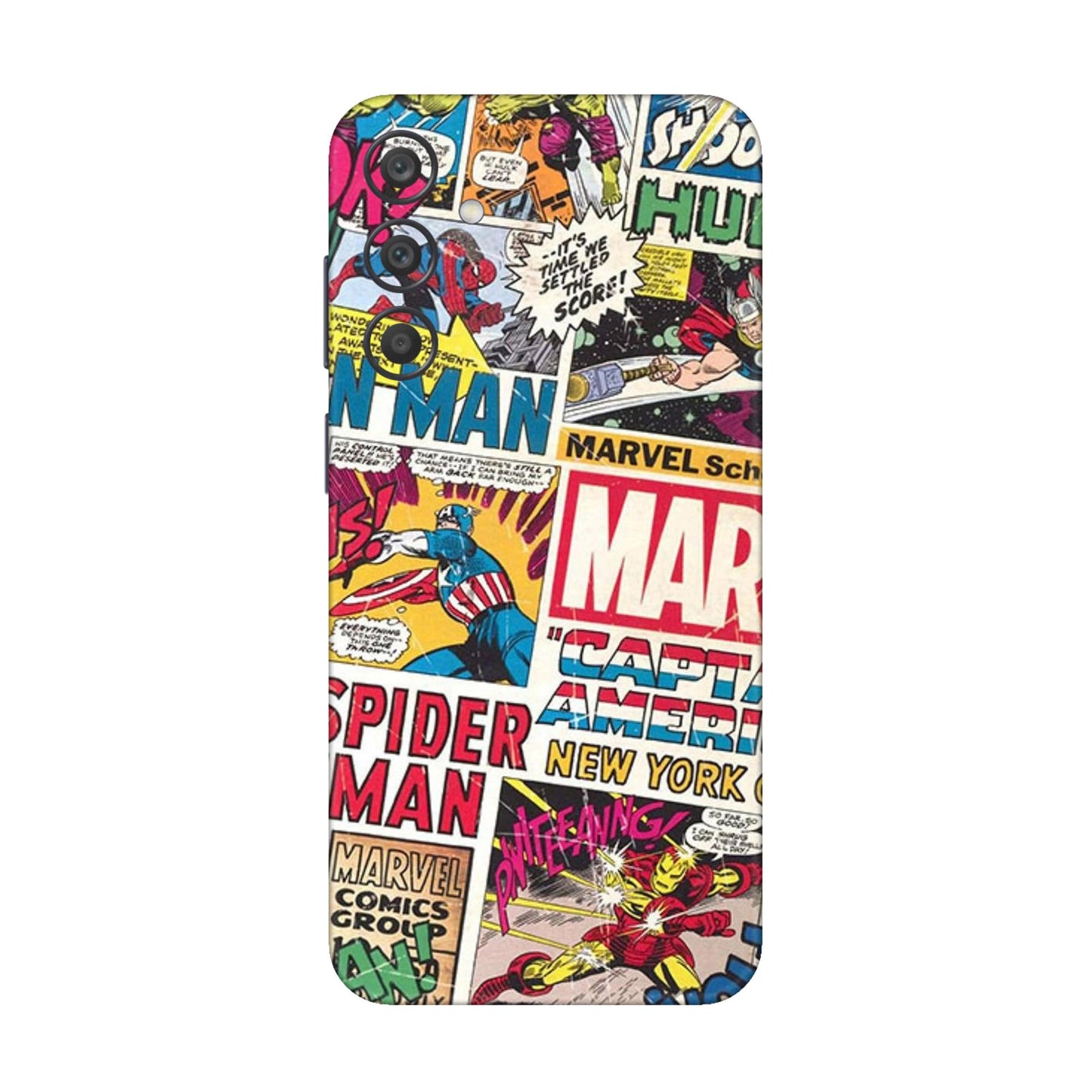 Vintage Marvel Comic Bomb Mobile Skin For Samsung Galaxy A15 5g