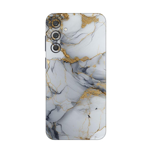 White Gold Luxury Marble Mobile Skin For Samsung Galaxy A15 5g