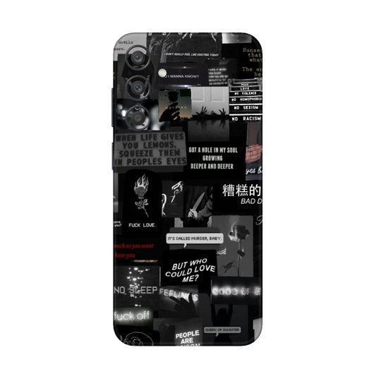 Bad Day Dark Collage Mobile Skin For Samsung Galaxy A15 5g