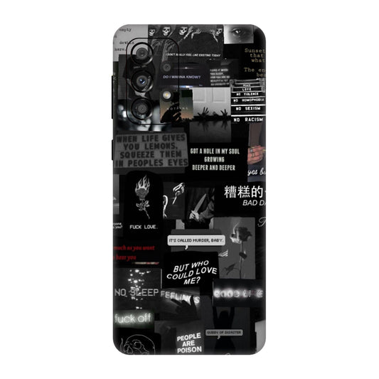 Bad Day Dark Collage Mobile Skin For Samsung Galaxy A33 5g
