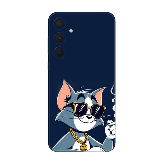 Tom the Boss Cat Mobile Skin For Samsung Galaxy A35 5g
