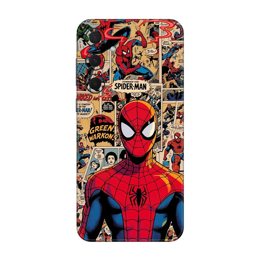 Vintage Comic Panel Spider Man Mobile Skin For Samsung Galaxy A35 5g