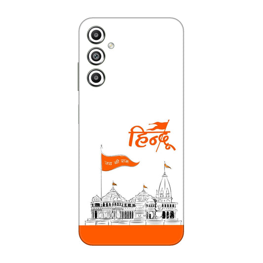 Ayodhya Temple Sketch Mobile Skin For Samsung Galaxy F14 4g