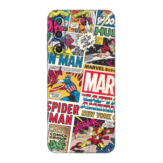 Vintage Marvel Comic Bomb Mobile Skin For Samsung Galaxy F16 5g