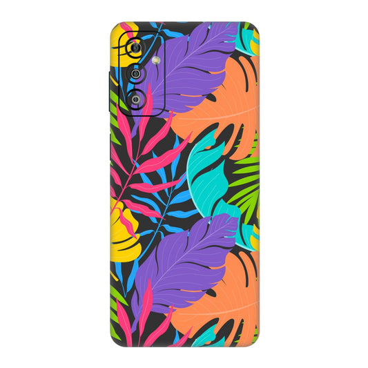 Neon Jungle Leaves Mobile Skin For Samsung Galaxy F23 5g