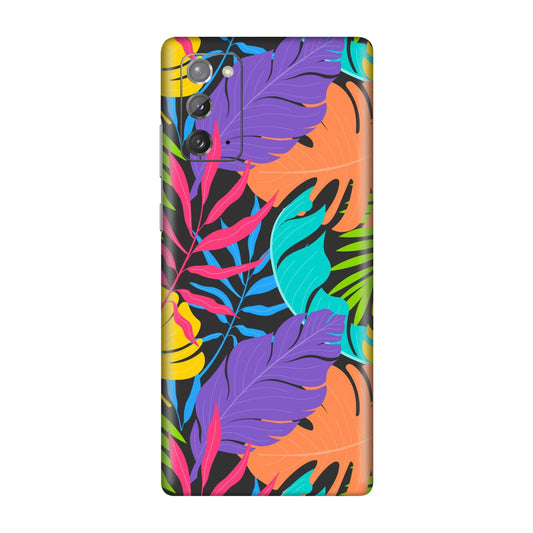 Neon Jungle Leaves Mobile Skin For Samsung Galaxy Note 20