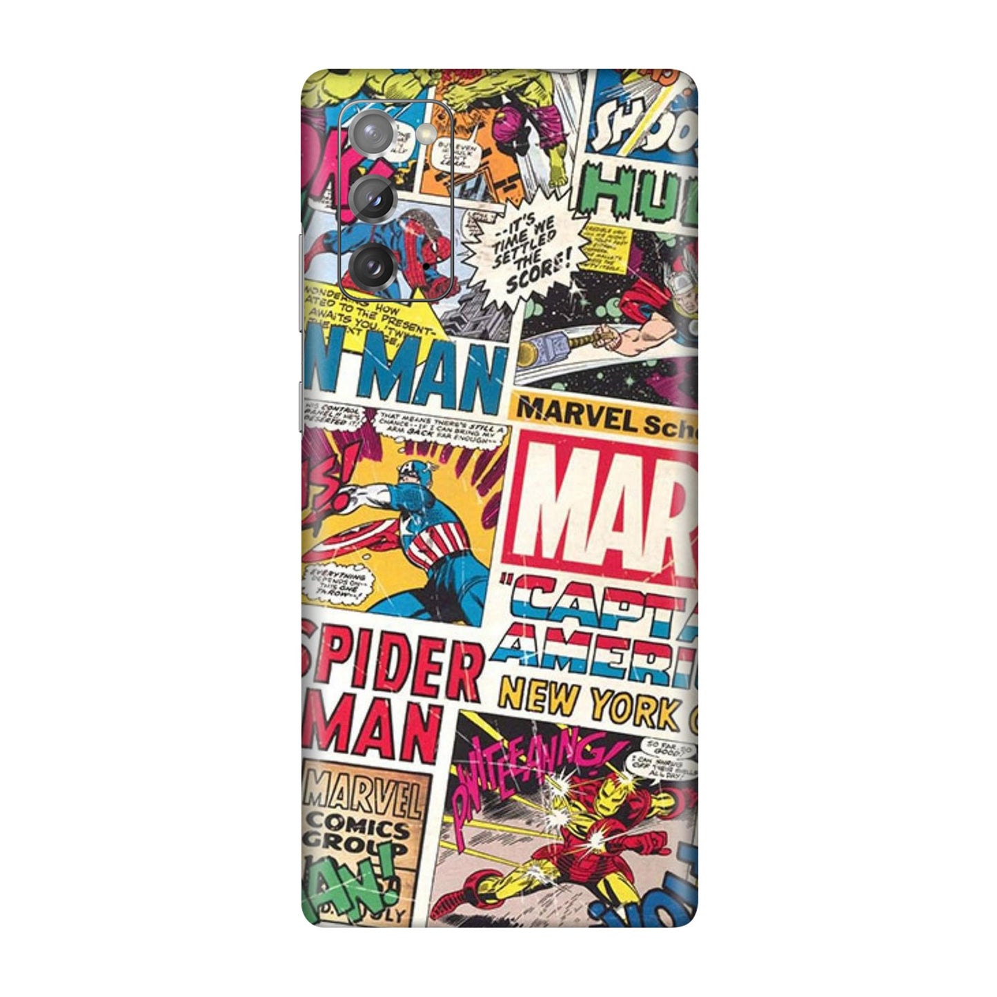 Vintage Marvel Comic Bomb Mobile Skin For Samsung Galaxy Note 20