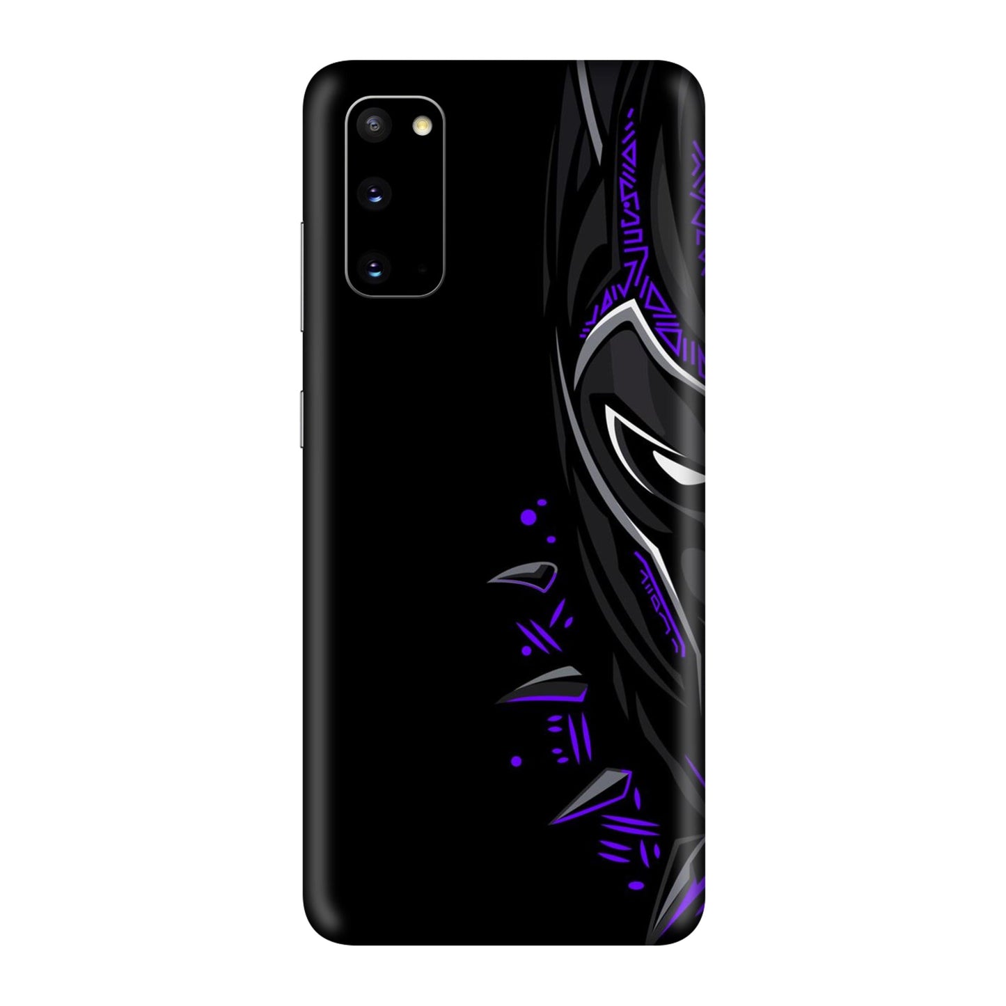 Neon Vibe Cat Mobile Skin For Samsung Galaxy S20