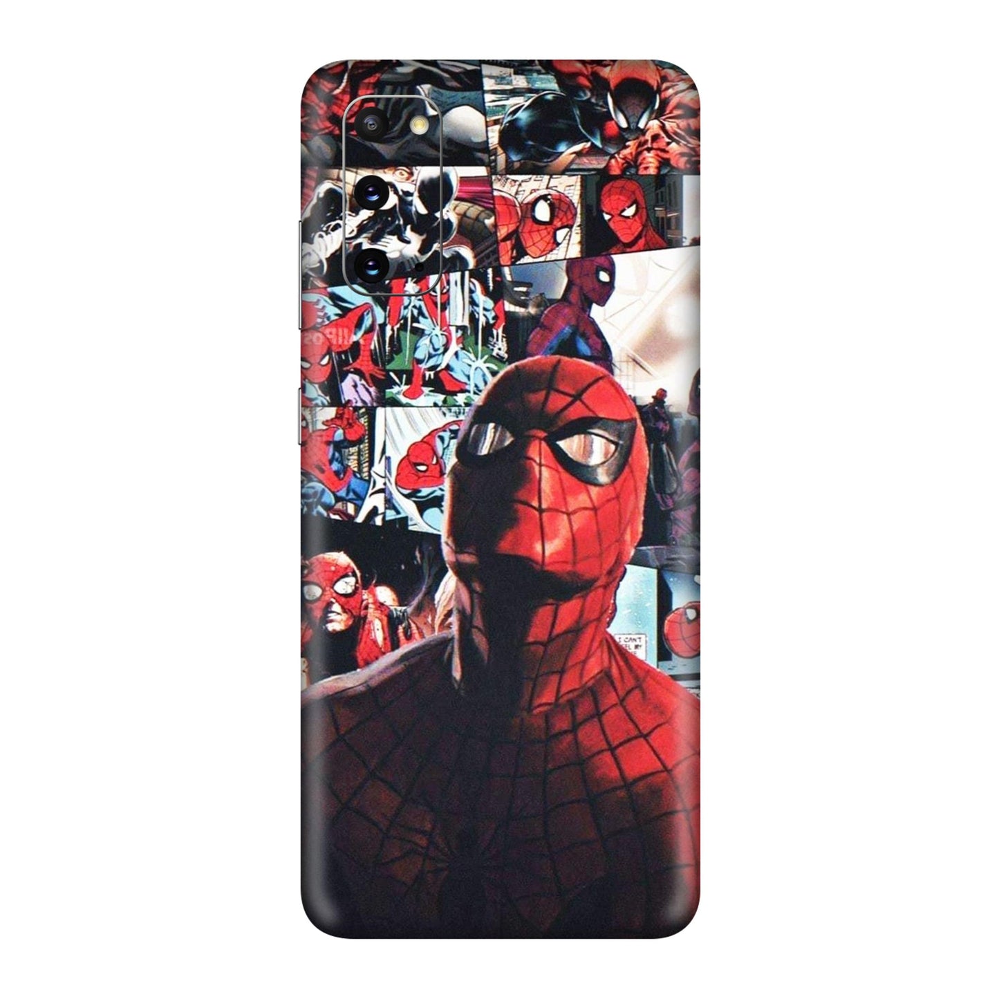 Vintage Spider Man Collage Mobile Skin For Samsung Galaxy S20