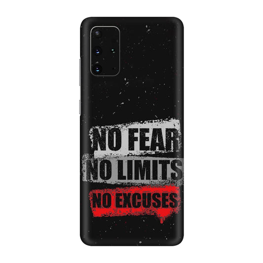 No Fear No Limits Mobile Skin For Samsung Galaxy S20 Plus