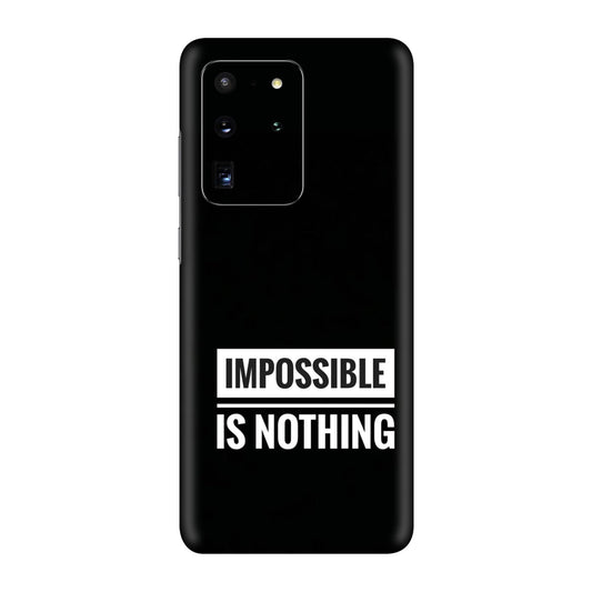 Motivational Text Mobile Skin For Samsung Galaxy S20 Ultra