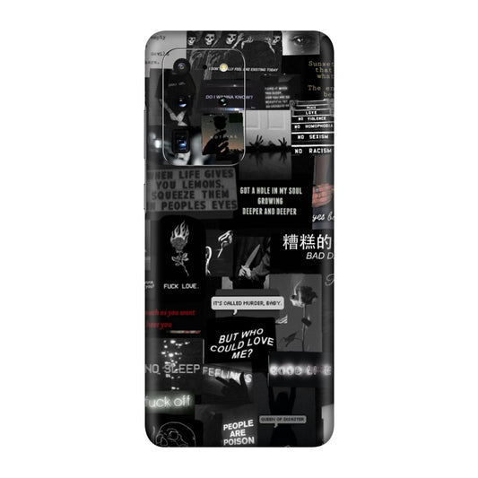 Bad Day Dark Collage Mobile Skin For Samsung Galaxy S20 Ultra