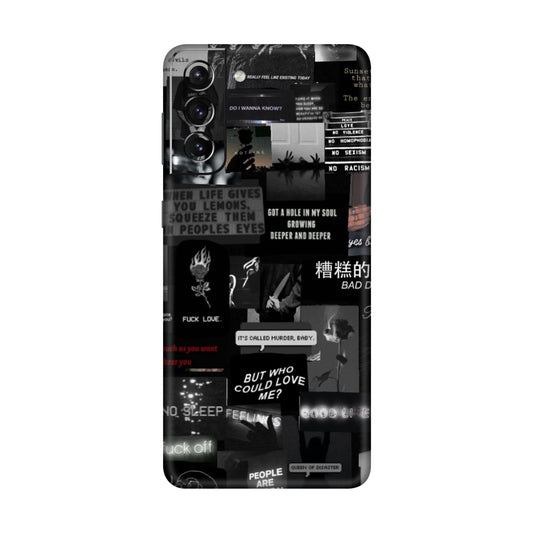 Bad Day Dark Collage Mobile Skin For Samsung Galaxy S21 Plus 5g