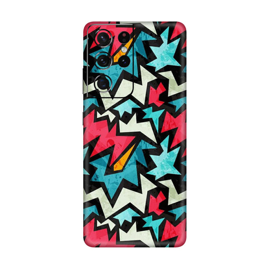 Abstract Urban Energy Mobile Skin For Samsung Galaxy S21 Ultra 5g