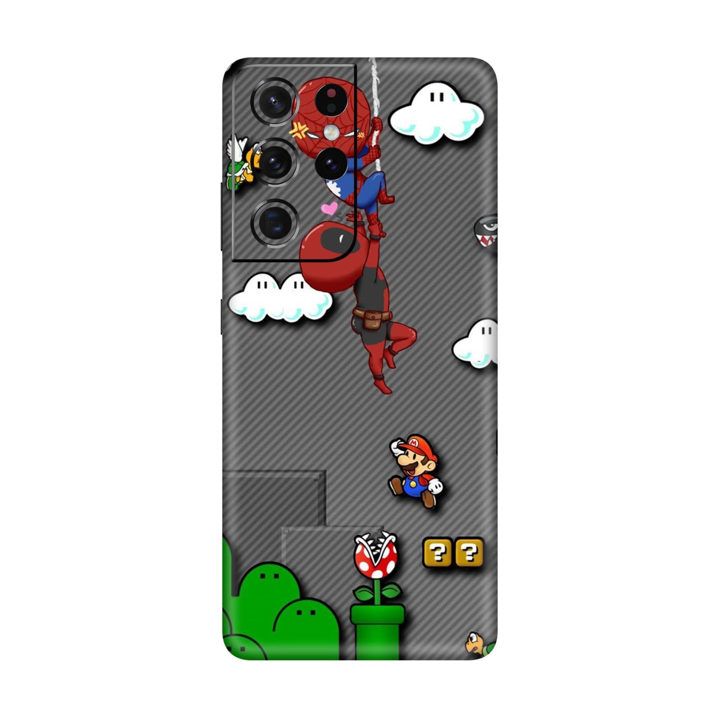 Saiyan Contrast Power Mobile Skin For Samsung Galaxy S21 Ultra 5g