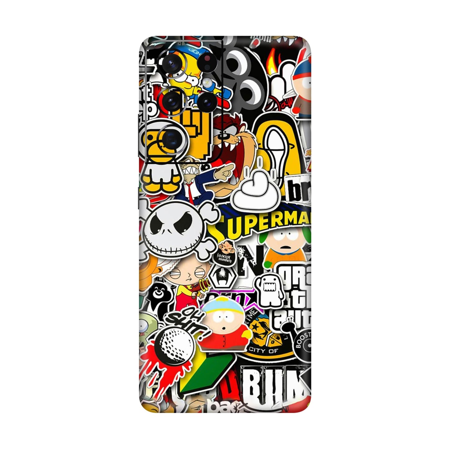 Sukuna Tongue Out Energy Mobile Skin For Samsung Galaxy S21 Ultra 5g