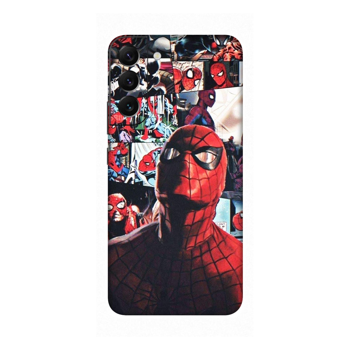 Vintage Spider Man Collage Mobile Skin For Samsung Galaxy S22 Plus