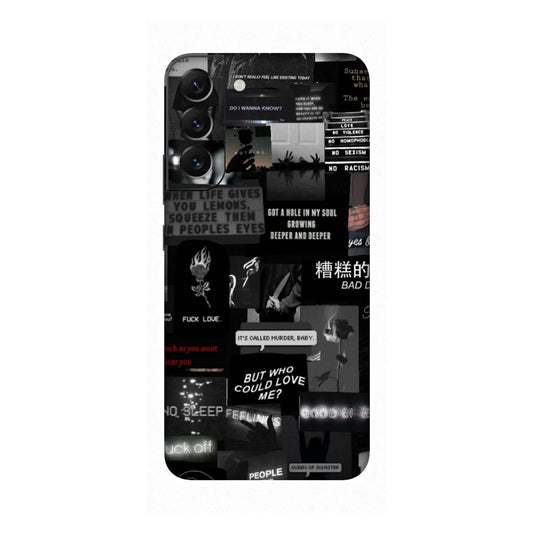 Bad Day Dark Collage Mobile Skin For Samsung Galaxy S22 Plus