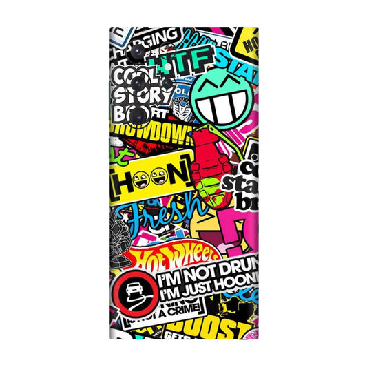 Hoonigan Sticker Bomb Mobile Skin For Samsung Galaxy S22 Ultra