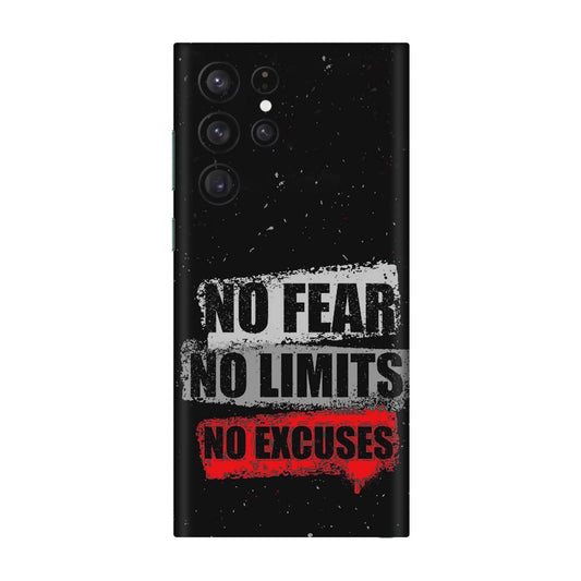 No Fear No Limits Mobile Skin For Samsung Galaxy S22 Ultra