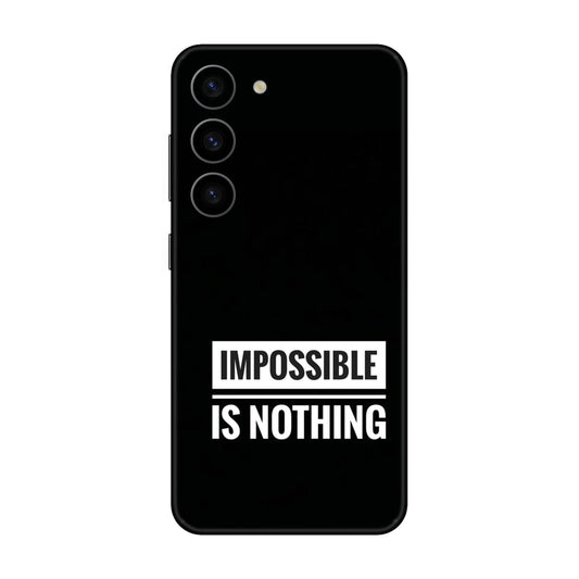 Motivational Text Mobile Skin For Samsung Galaxy S23 5g