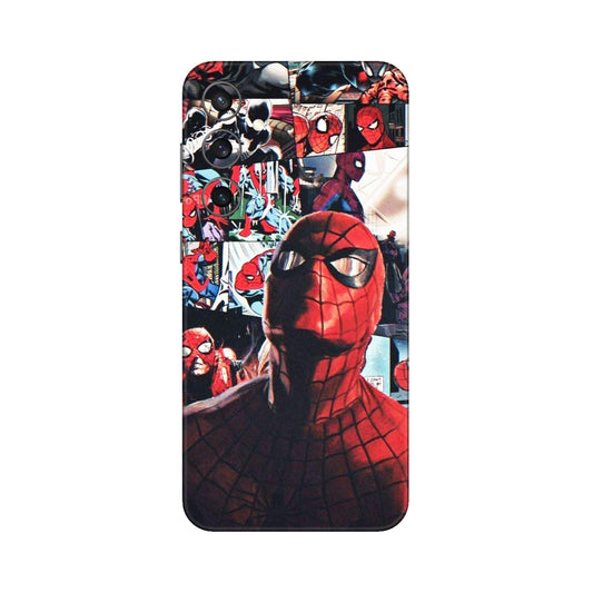 Vintage Spider Man Collage Mobile Skin For Samsung Galaxy S23 Fe 5g