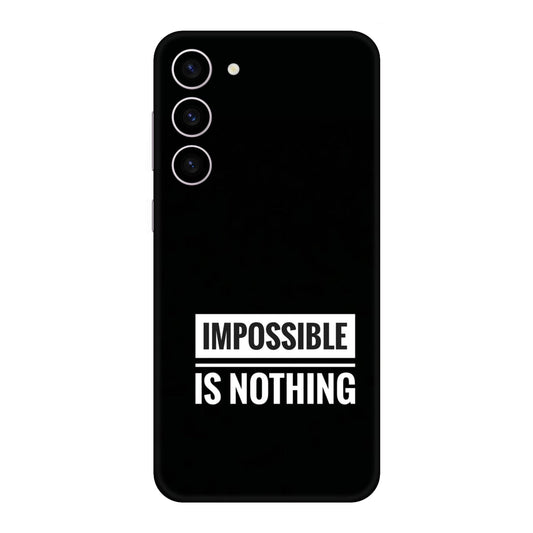 Motivational Text Mobile Skin For Samsung Galaxy S23 Plus 5g